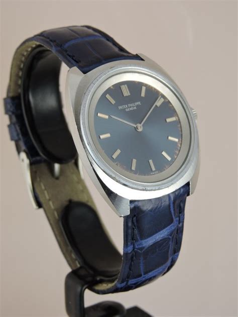 patek philippe steel calatrava 3579|Patek Philippe Calatrava 3579 Stainless steel Blue 1970 United .